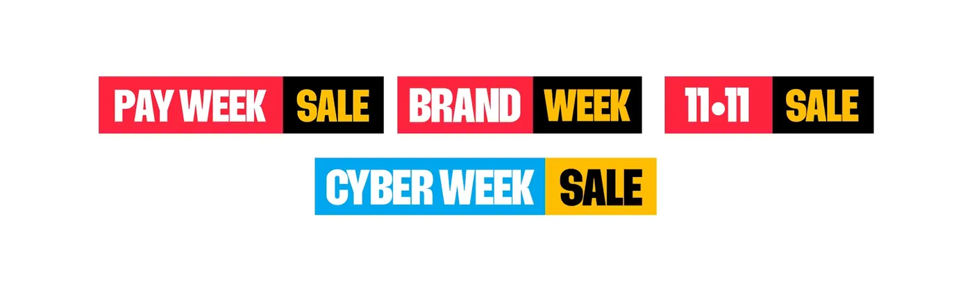 Sale weeks